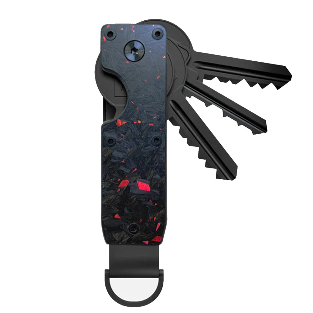 AeroWild™ Minimalist Aluminum Key Organizer & Smart EDC Holder