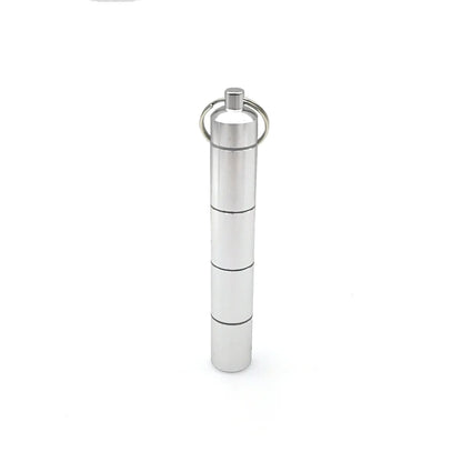 AeroWild™ Waterproof Aluminum EDC Pill Capsule & Emergency Container