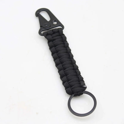 AeroWild™ Tactical Paracord Keychain with Heavy-Duty Carabiner