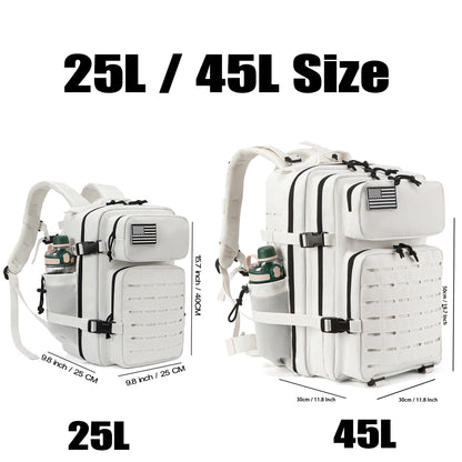 AeroWild™ Tactical Molle Trekking Backpack — 25L / 45L Capacity