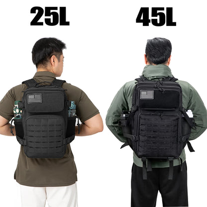 AeroWild™ Tactical Molle Trekking Backpack — 25L / 45L Capacity