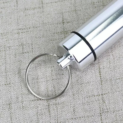 AeroWild™ Portable Aluminum EDC Pills & Survival Capsule Keychain