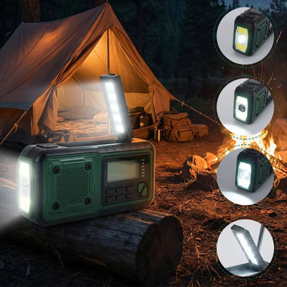 Solar Powered Emergency Radio AM FM Portable Weather Radio