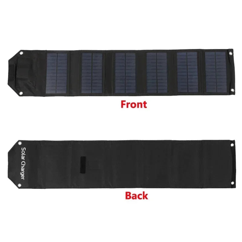 AeroWild™ Ultra-Compact Foldable Solar Panel Charger — 5V Dual USB Power
