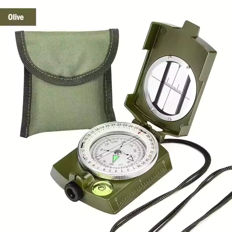 AeroWild™ Heavy-Duty Metal Geological Sighting Compass
