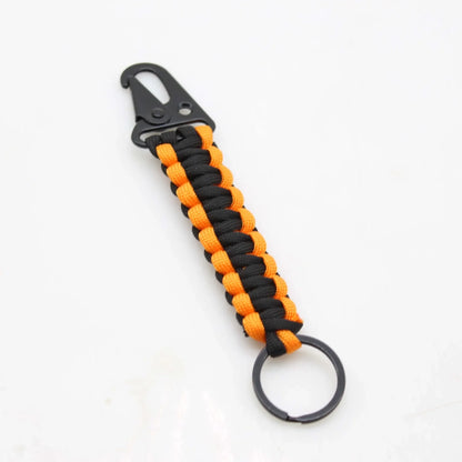 AeroWild™ Tactical Paracord Keychain with Heavy-Duty Carabiner