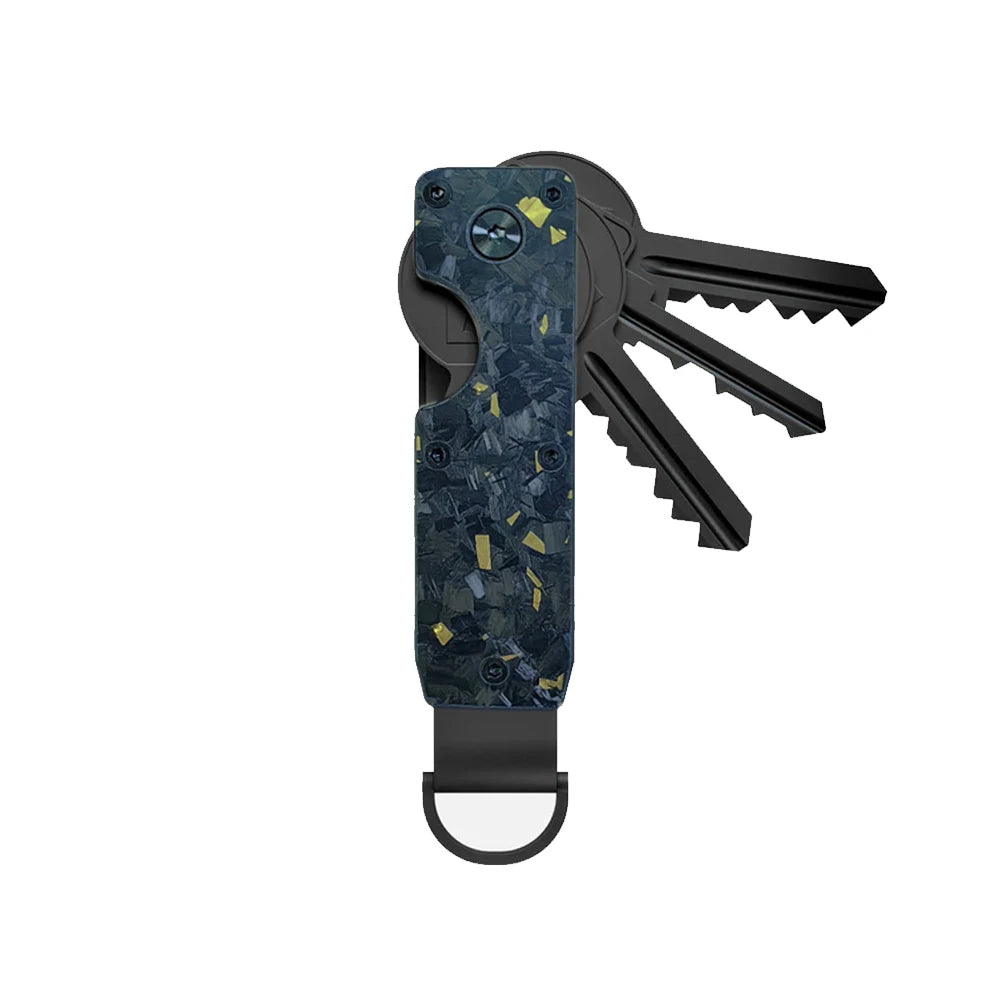AeroWild™ Minimalist Aluminum Key Organizer & Smart EDC Holder